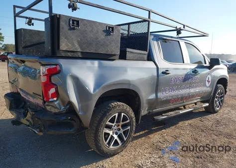 2021 Chevrolet Silverado 1500 4Wd Short Bed Custom Trail Boss из США, поврежденный, VIN 1GCPYCEL7MZ260456